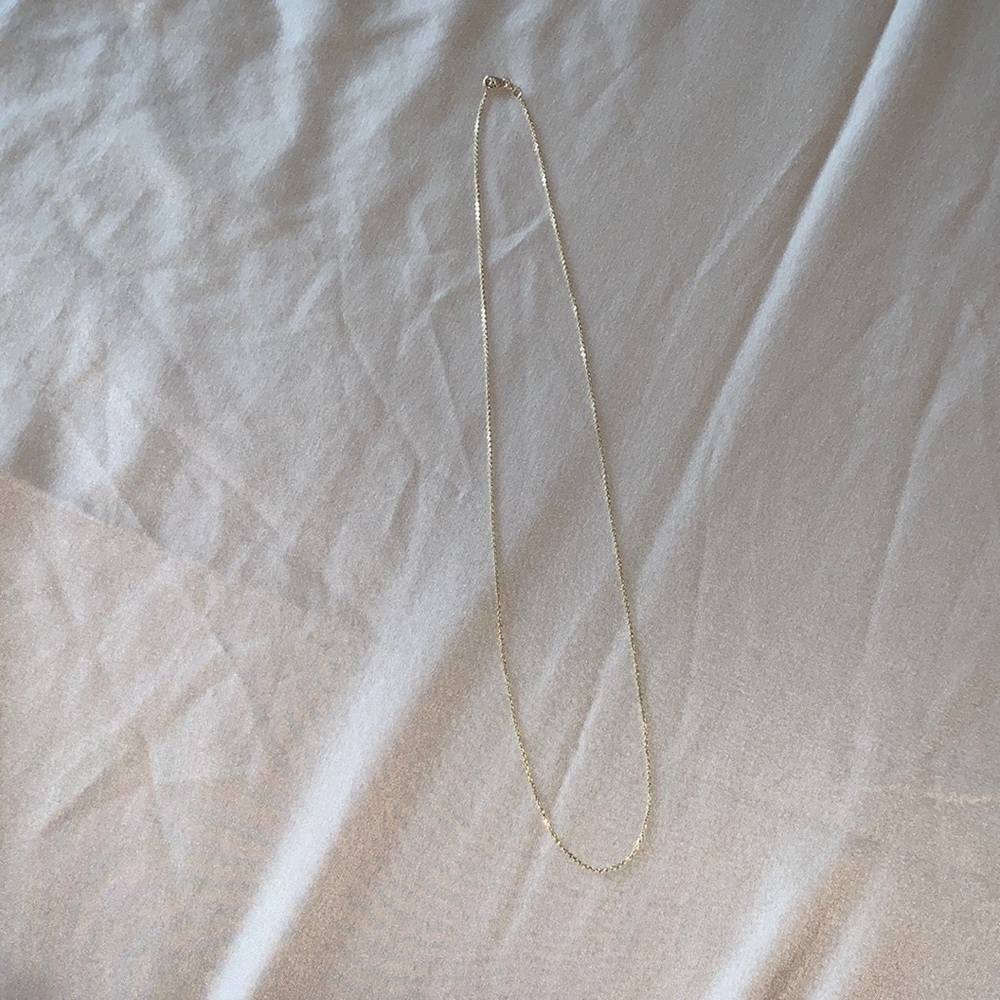 Real gold women’s thin chain